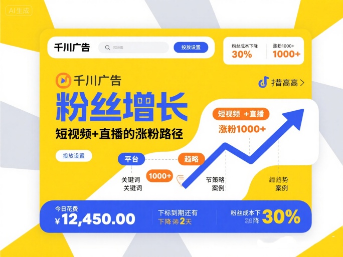 巨量千川如何快速涨粉1000？高效涨粉方案全解析